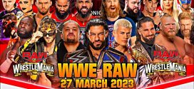 WWE Wrestlemania Raw 2023 03 27 HDTV x264 AAC 1080p 720p 480p Download